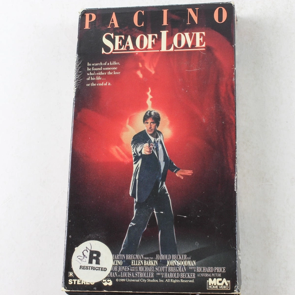 Sea of Love VHS 1990 Al Pacino Ellen Barkin John Goodman MCA Video