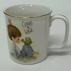 1978 Enesco Precious Moments Love Is Kind Coffee Mug Collectible Vintage Cup