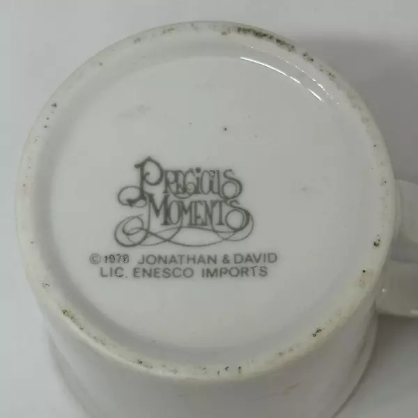 1978 Enesco Precious Moments Love Is Kind Coffee Mug Collectible Vintage Cup
