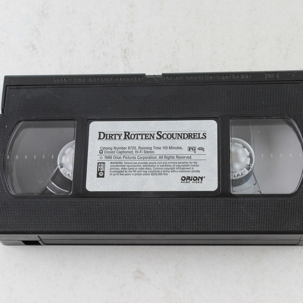 Dirty Rotten Scoundrels VHS 1989 Steve Martin Michael Caine Orion Video