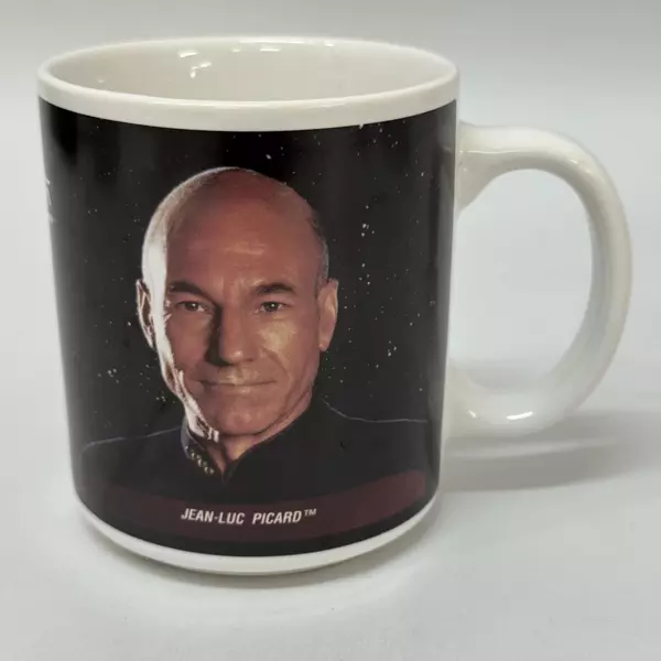 Centric Star Trek The Next Generation Mug Geordi La Forge & Jean-Luc Picard