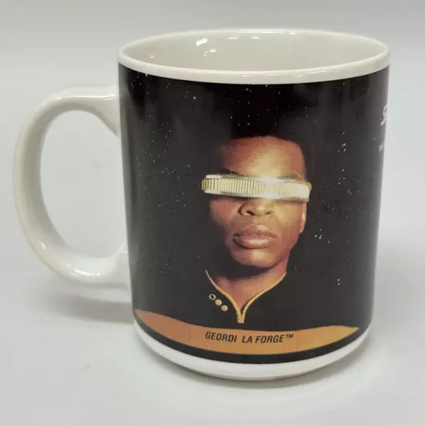 Centric Star Trek The Next Generation Mug Geordi La Forge & Jean-Luc Picard