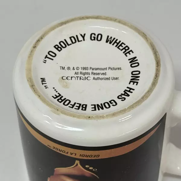 Centric Star Trek The Next Generation Mug Geordi La Forge & Jean-Luc Picard