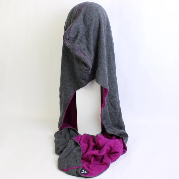 Echo Purple Fuchsia Infinity Scarf Wrap Fashion Accessory