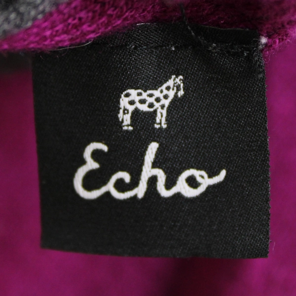 Echo Purple Fuchsia Infinity Scarf Wrap Fashion Accessory