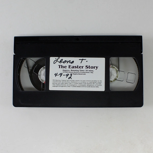 The Greatest Adventure The Easter Story VHS 1989 Hanna-Barbera Bible Stories