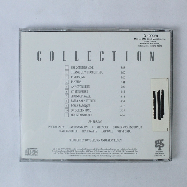 Dave Grusin Collection CD 1989 GRP Records Pre-Owned As-Is