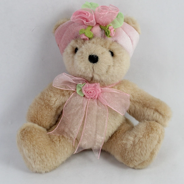 Bestever Rose Bear Collectible Stuffed Animal Plush Toy 8"