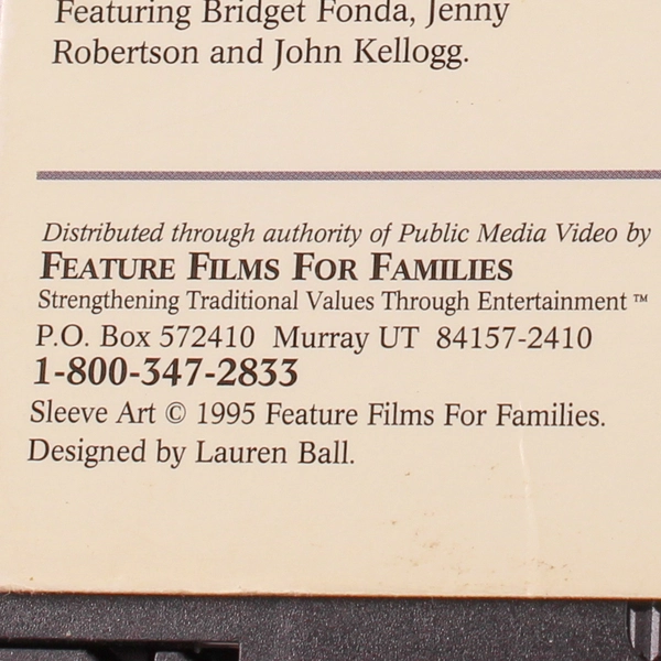Jacob Have I Loved VHS 1995 Feature Films for Families - Pre-Owned, As Is