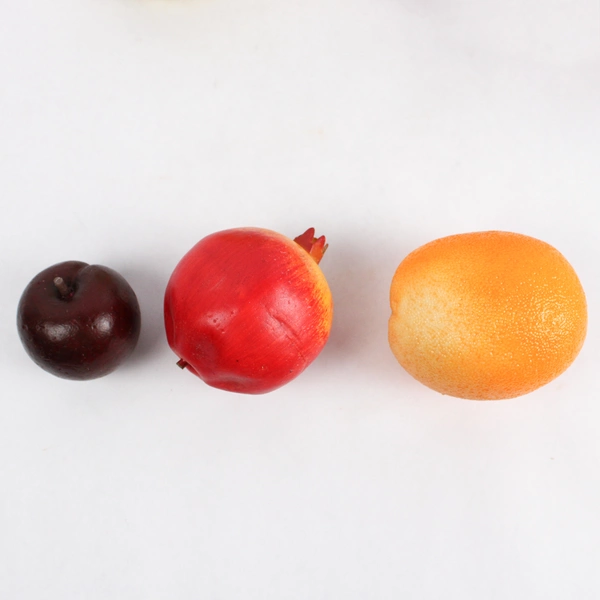 Lot of 9 Fake Fruit for Display - Pear, Orange, Grape, Plum, Apple, Pomegranate
