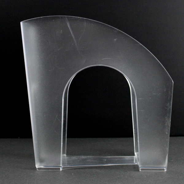 Magazine File Holder Home Office Organization Opaque Plastic 11.25" Tall