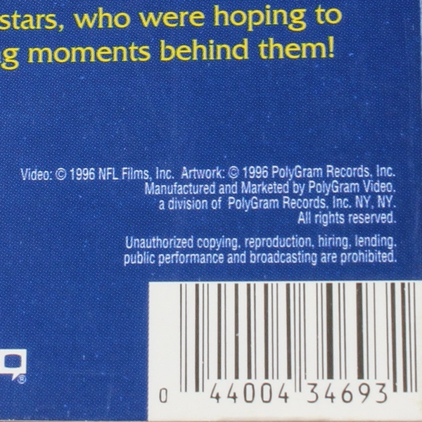 The Best of NFL Follies VHS 1996 NFL Films - Pre-Owned, Untested