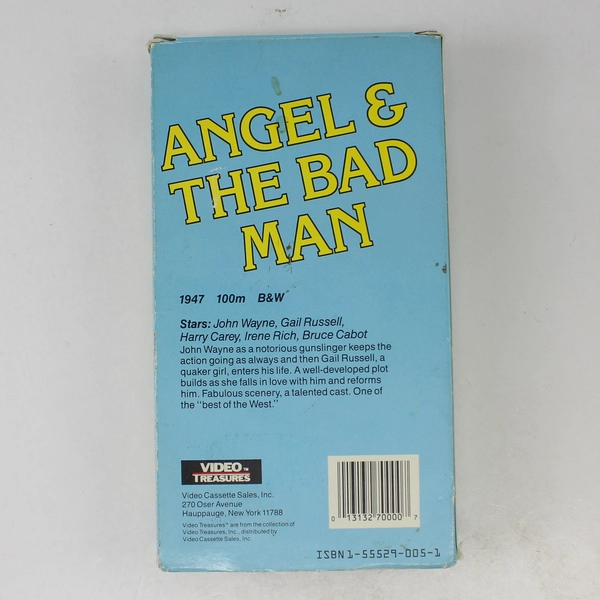 Angel & The Bad Man VHS 1947 John Wayne Black and White