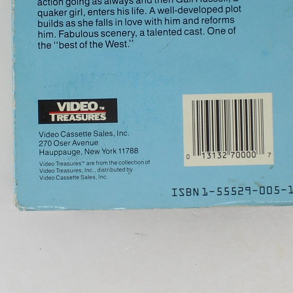 Angel & The Bad Man VHS 1947 John Wayne Black and White