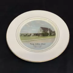 Preston Hopkinson Porcelain Plate Trinity Lutheran Church McMinnville OR