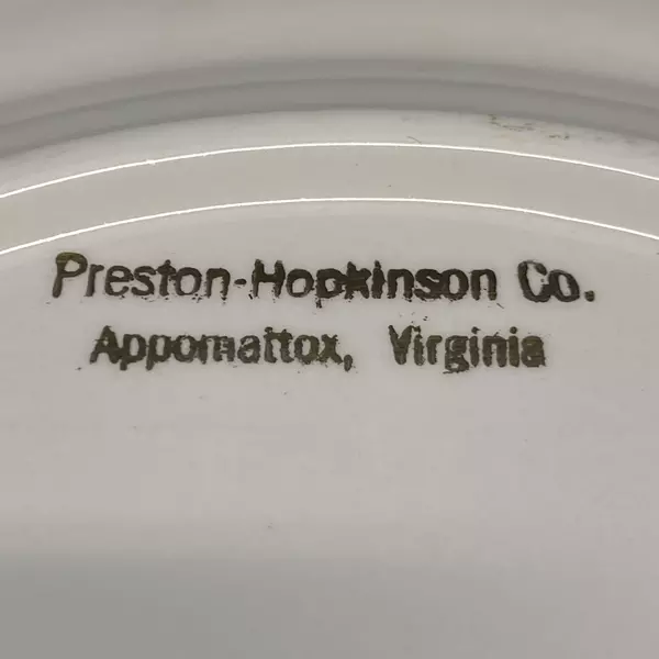 Preston Hopkinson Porcelain Plate Trinity Lutheran Church McMinnville OR