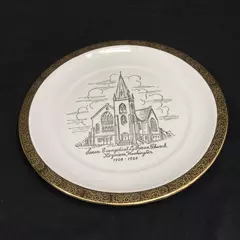Vintage Saron Evangelical Lutheran Church Hoquiam Washington Collector Plate