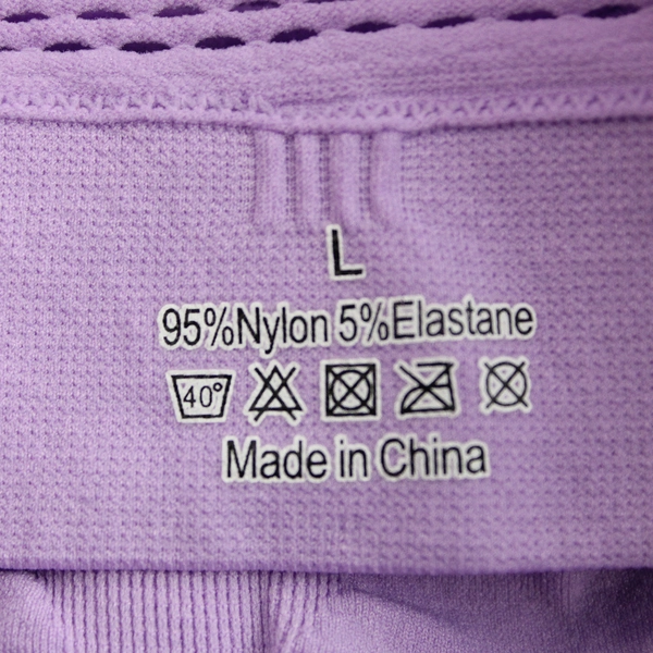 Unbranded Purple Mesh Accent Unlined Training Bra Size Large