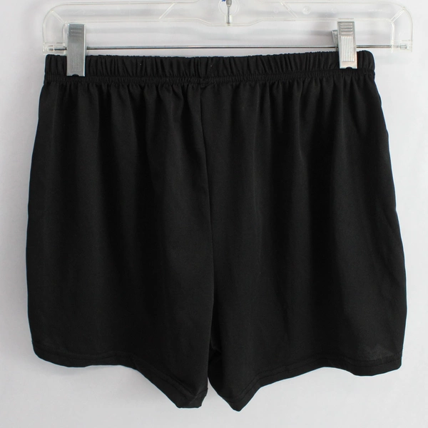 Unbranded Black Elastic Waistband Athletic Shorts Women's Size Medium