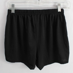 Unbranded Black Elastic Waistband Athletic Shorts Women's Size Medium
