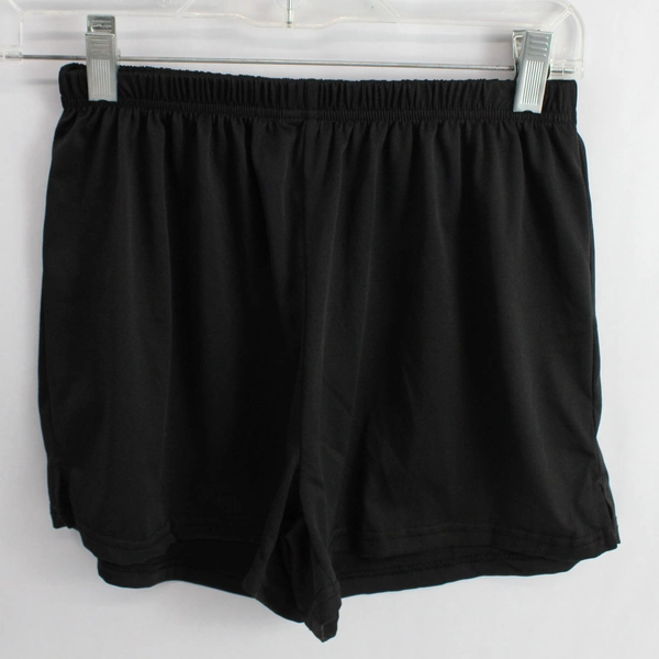Unbranded Black Elastic Waistband Athletic Shorts Women's Size Medium