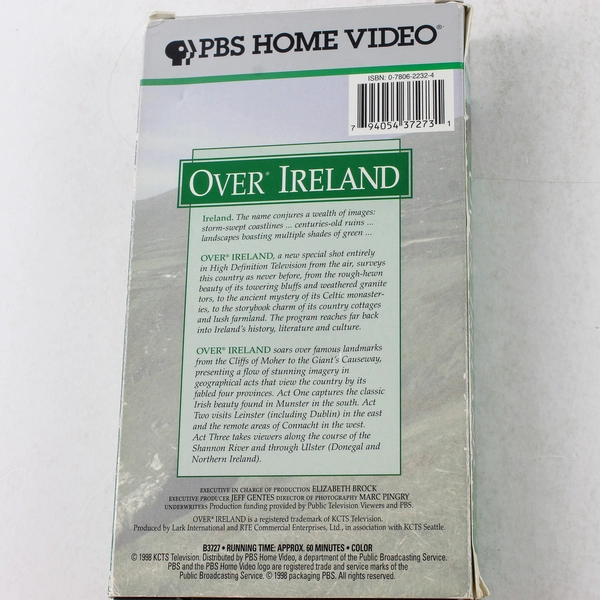 Over Ireland VHS 1998 PBS Home Video - Pre-Owned, Untested
