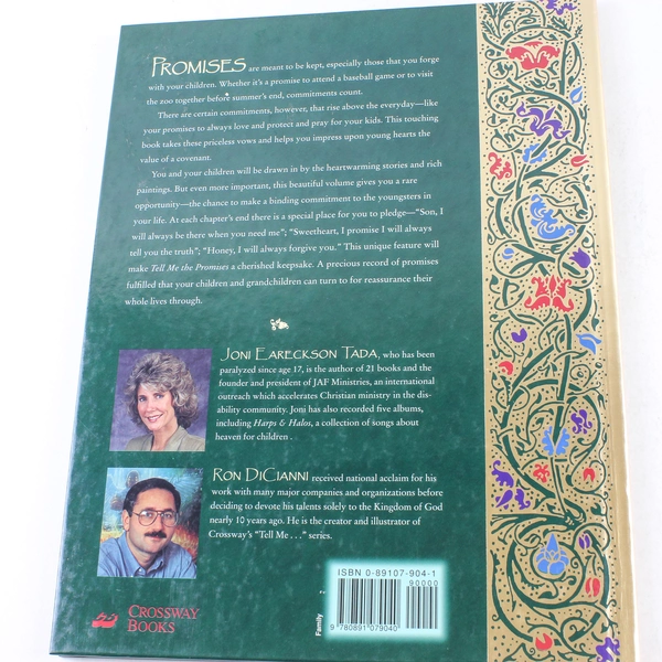 Tell Me the Promises by Joni Eareckson Tada & Ron DiCianni 2004 Hardcover
