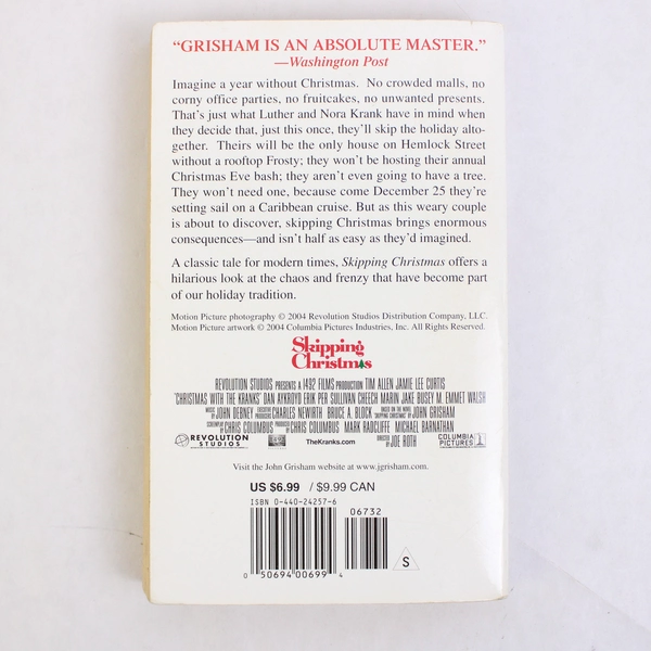 Skipping Christmas by John Grisham 2004 Movie Tie-In Edition Paperback