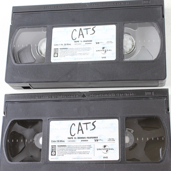 Cats The Musical VHS 2000 Commemorative Edition 2-Tape Set Pre-Owned