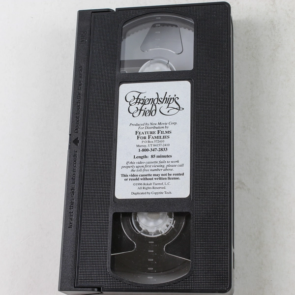 Friendship's Field VHS 1996 Feature Films for Families - Pre-Owned, Untested