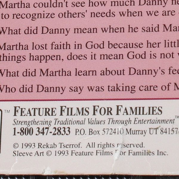 Seasons of the Heart VHS 1993 - Feature Films for Families, Pre-Owned