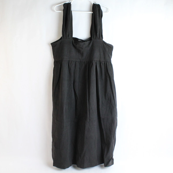 Moda International Short Black Babydoll Dress Women's Size Large