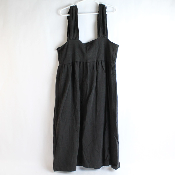 Moda International Short Black Babydoll Dress Women's Size Large