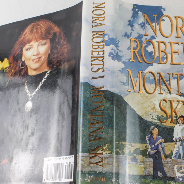 Montana Sky by Nora Roberts 1996 Hardcover Book - Good Pre-Owned Condition