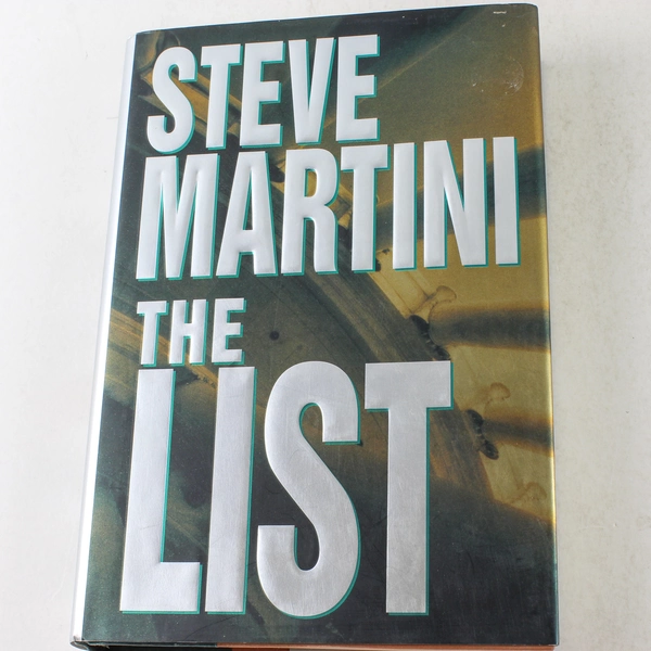 The List by Steve Martini 1997 Hardcover Book - Good Condition - ISBN 0399142614