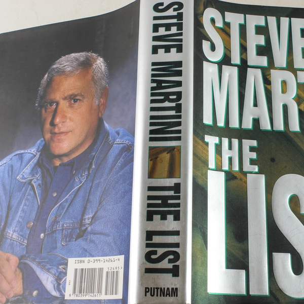 The List by Steve Martini 1997 Hardcover Book - Good Condition - ISBN 0399142614
