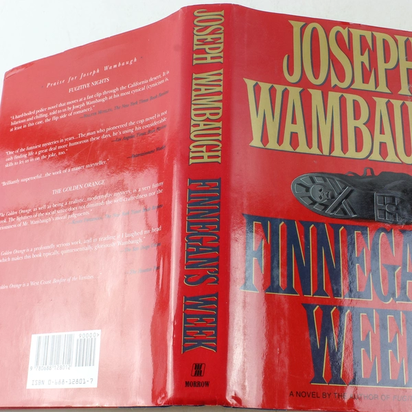 Finnegan's Week by Joseph Wambaugh 1993 Hardcover Novel in Good Condition