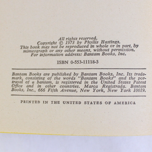 The Gates of Morning by Phyllis Hastings #3 The Hastingford Trilogy 1977 PB