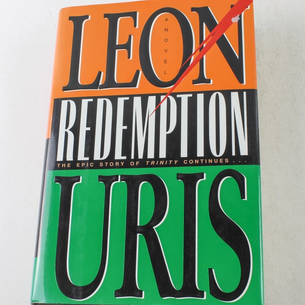 Redemption by Leon Uris 1995 Hardcover Novel - Good Condition, HarperCollins