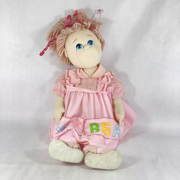 26 Inch Handmade Cloth Doll With Clothes And Smurf Sandals