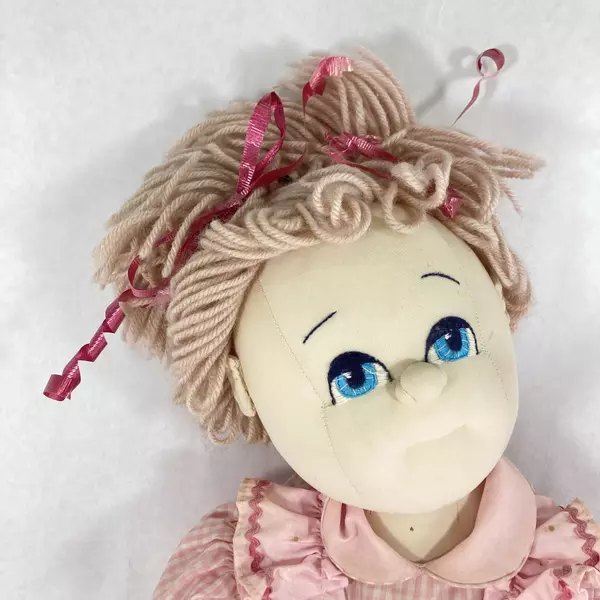 26 Inch Handmade Cloth Doll With Clothes And Smurf Sandals