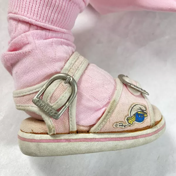 26 Inch Handmade Cloth Doll With Clothes And Smurf Sandals