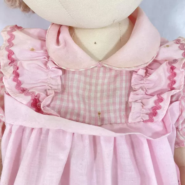 26 Inch Handmade Cloth Doll With Clothes And Smurf Sandals