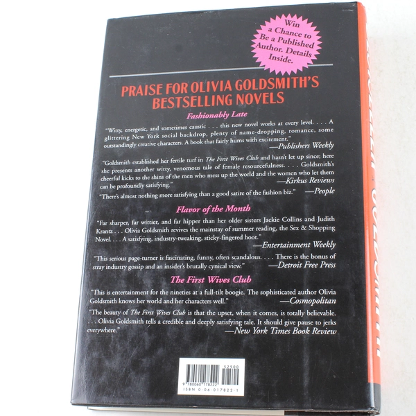 The Bestseller by Olivia Goldsmith 1996 Hardcover - Good Condition