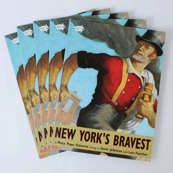 Lot of 5 New York's Bravest by Mary Pope Osborne 2002 PB Good Condition