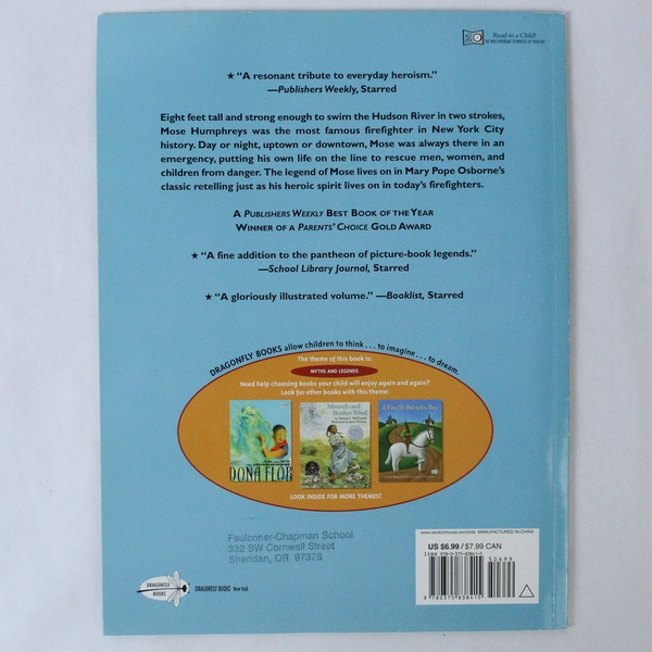 Lot of 5 New York's Bravest by Mary Pope Osborne 2002 PB Good Condition