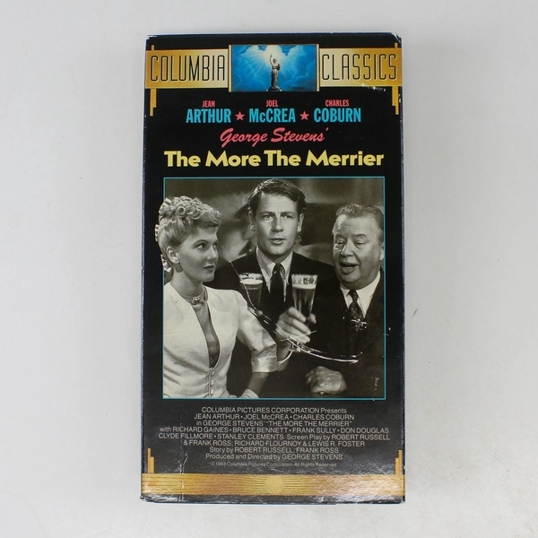 The More the Merrier VHS 1990 Columbia Pictures