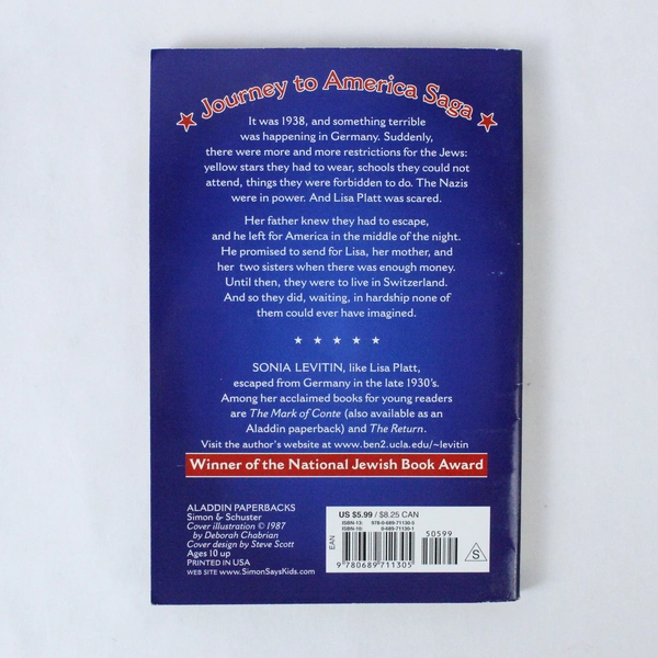 Lot of 4 Journey to America by Sonia Levitin A Journey to America Saga 1987 PB