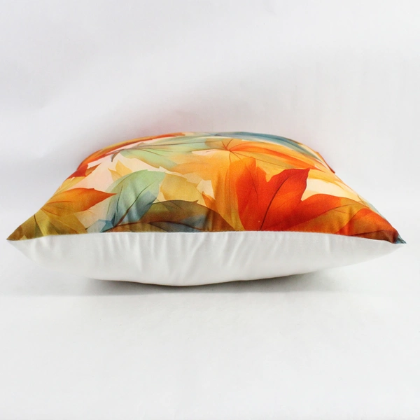 Unbranded Fall Leaves Decorative Pillow Oranges 16x16 in.