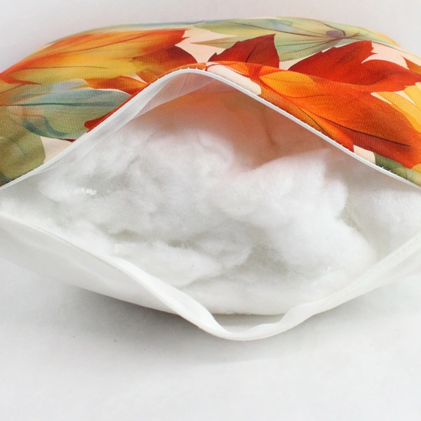 Unbranded Fall Leaves Decorative Pillow Oranges 16x16 in.